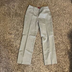 212 Collection Gray Trousers with Classic Straight-Leg Design